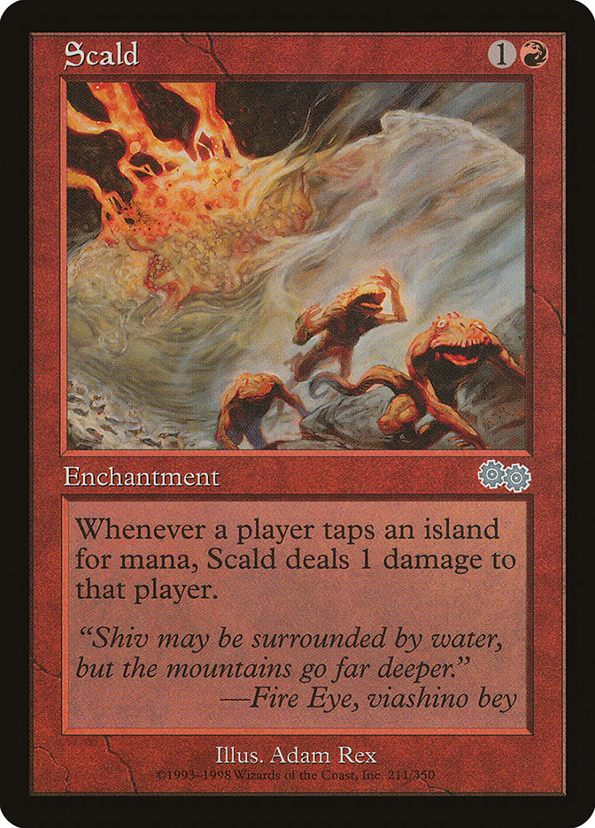 Scald [Urza's Saga] | L.A. Mood Comics and Games