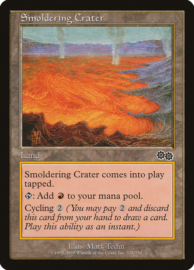 Smoldering Crater [Urza's Saga] | L.A. Mood Comics and Games
