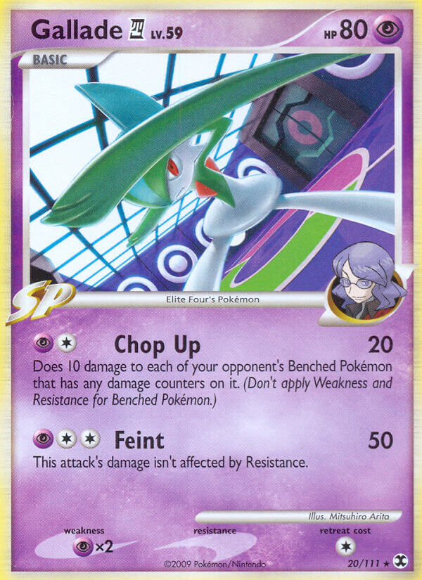 Gallade (20/111) (Theme Deck Exclusive) [Platinum: Rising Rivals] | L.A. Mood Comics and Games