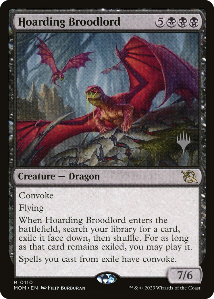 Hoarding Broodlord (Promo Pack) [March of the Machine Promos] | L.A. Mood Comics and Games