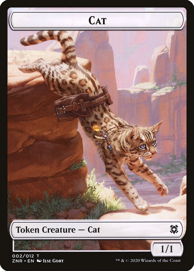 Cat Token [Zendikar Rising Tokens] | L.A. Mood Comics and Games