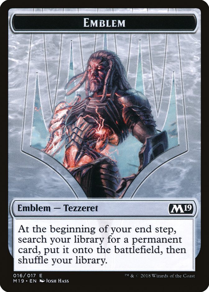 Tezzeret, Artifice Master Emblem [Core Set 2019 Tokens] | L.A. Mood Comics and Games