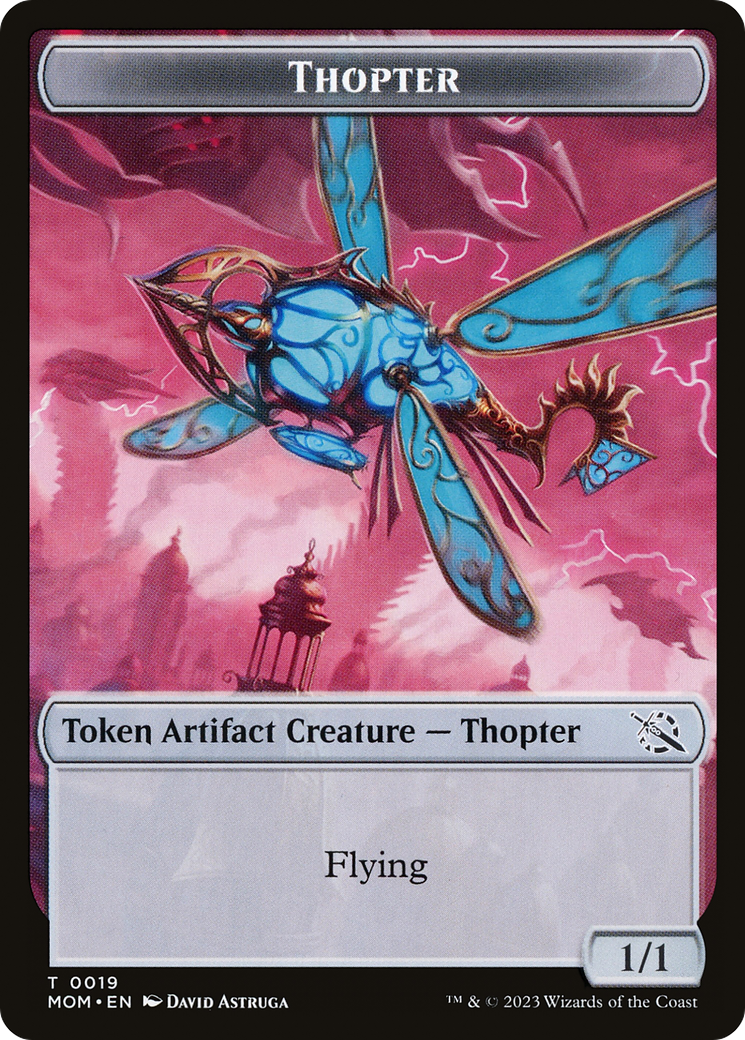 Soldier // Thopter Double-Sided Token [March of the Machine Tokens] | L.A. Mood Comics and Games