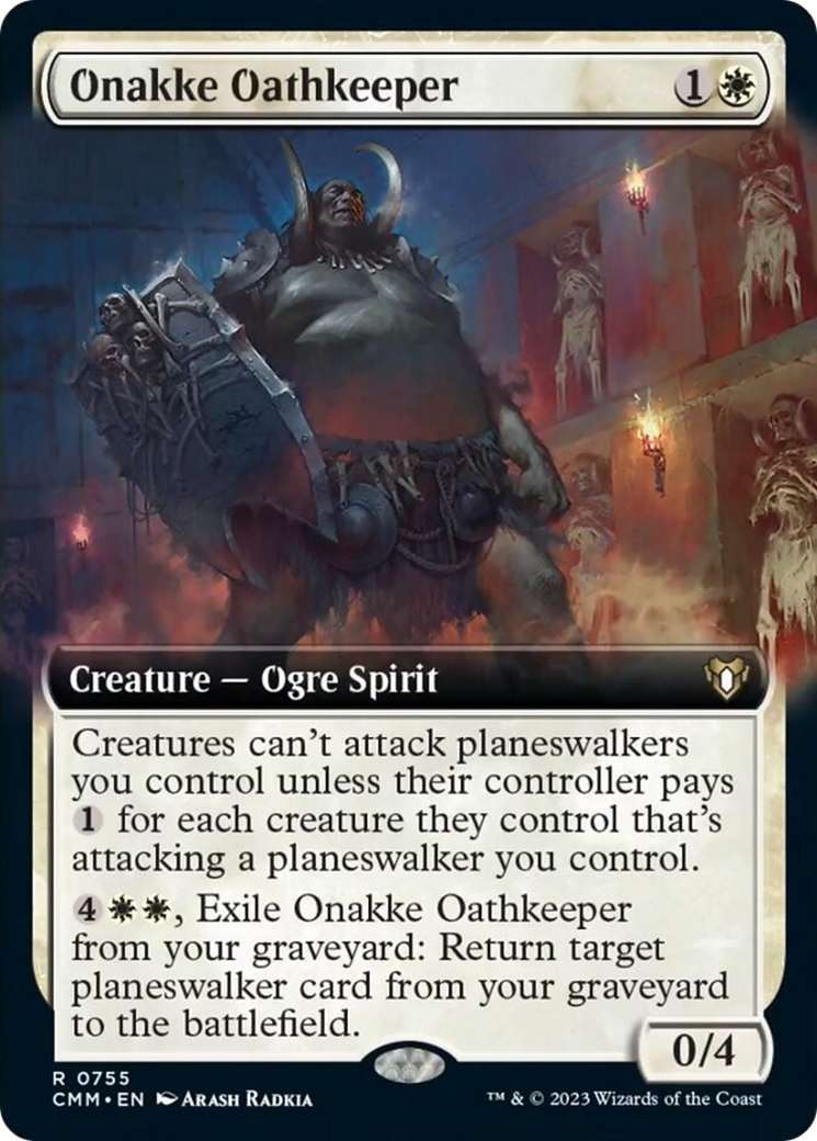 Onakke Oathkeeper (Extended Art) [Commander Masters] | L.A. Mood Comics and Games