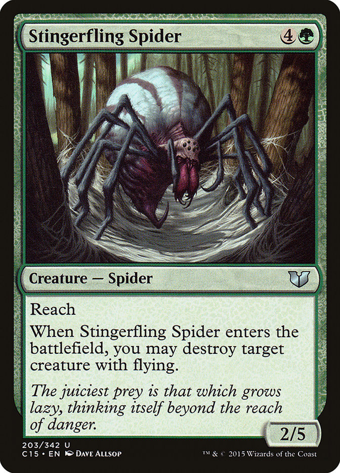 Stingerfling Spider [Commander 2015] | L.A. Mood Comics and Games