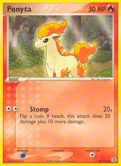 Ponyta (76/112) [EX: FireRed & LeafGreen] | L.A. Mood Comics and Games