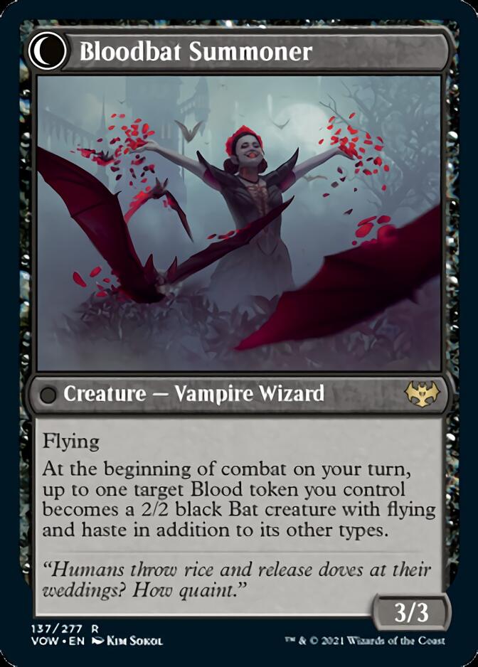 Voldaren Bloodcaster // Bloodbat Summoner [Innistrad: Crimson Vow] | L.A. Mood Comics and Games