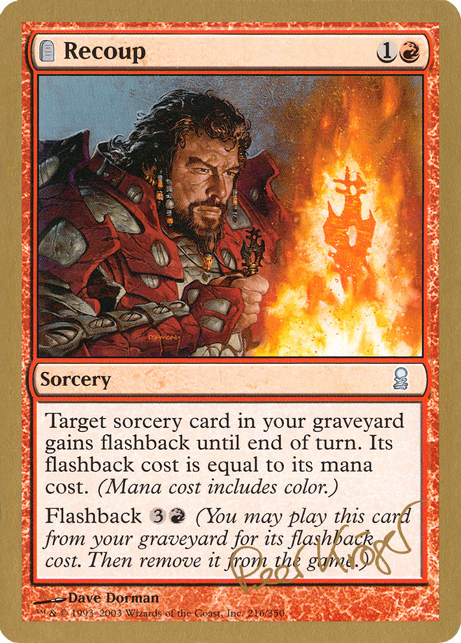 Recoup (Peer Kroger) [World Championship Decks 2003] | L.A. Mood Comics and Games
