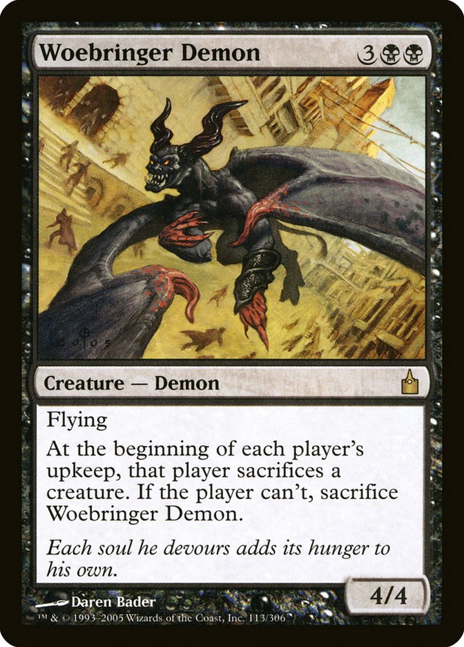 Woebringer Demon [Ravnica: City of Guilds] | L.A. Mood Comics and Games