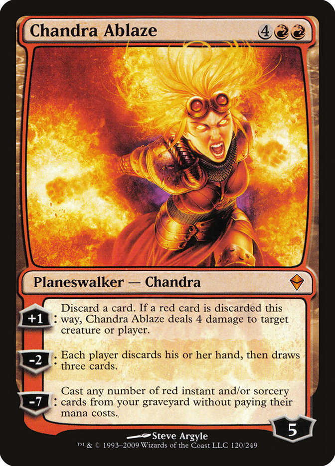 Chandra Ablaze [Zendikar] | L.A. Mood Comics and Games