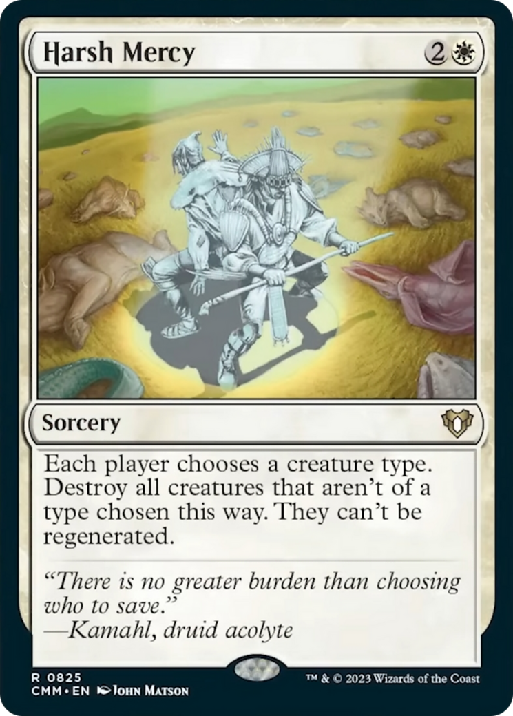 Harsh Mercy [Commander Masters] | L.A. Mood Comics and Games