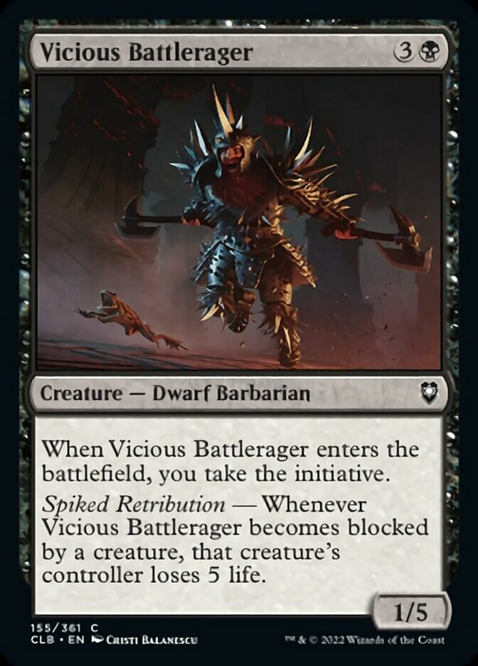 Vicious Battlerager [Commander Legends: Battle for Baldur's Gate] | L.A. Mood Comics and Games