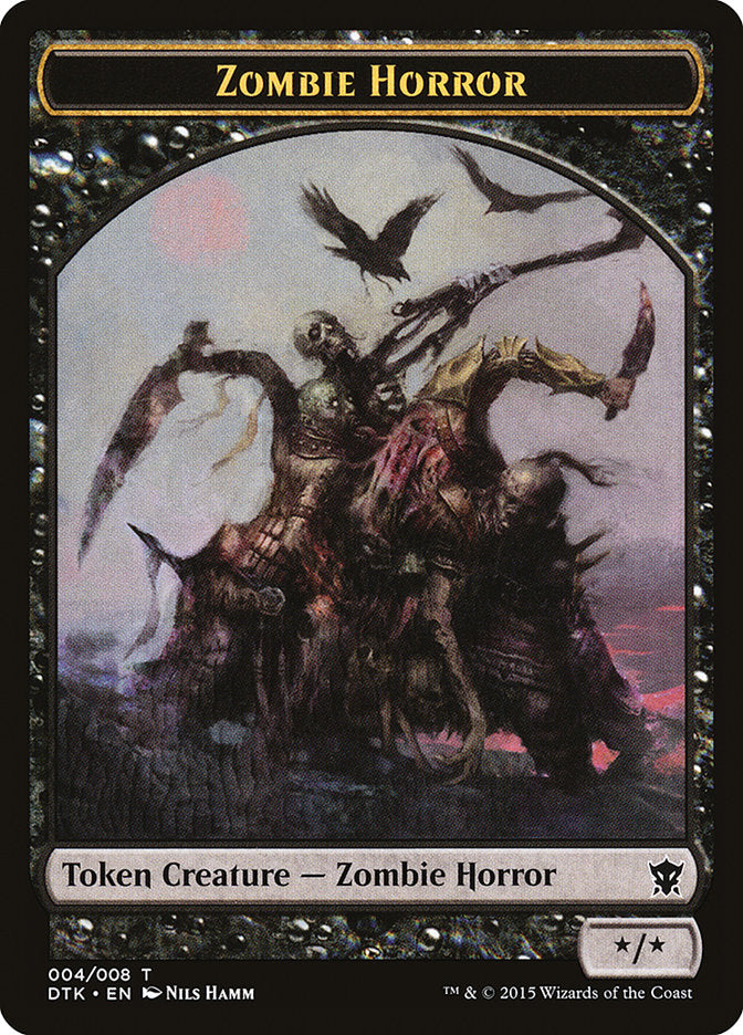 Zombie Horror Token [Dragons of Tarkir Tokens] | L.A. Mood Comics and Games
