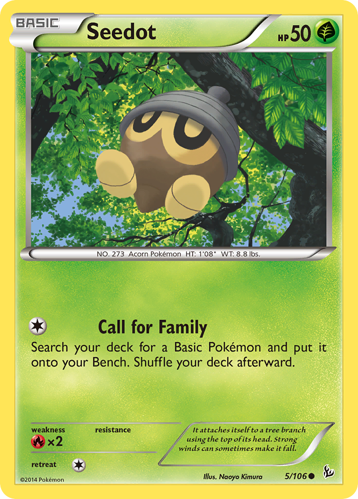 Seedot (5/106) [XY: Flashfire] | L.A. Mood Comics and Games