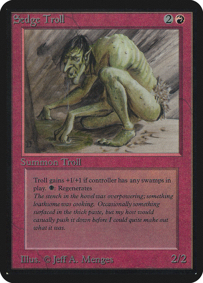 Sedge Troll [Alpha Edition] | L.A. Mood Comics and Games