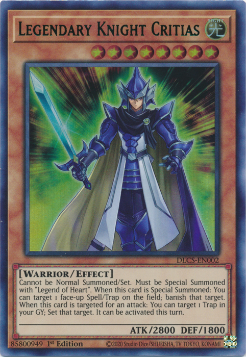 Legendary Knight Critias (Green) [DLCS-EN002] Ultra Rare | L.A. Mood Comics and Games