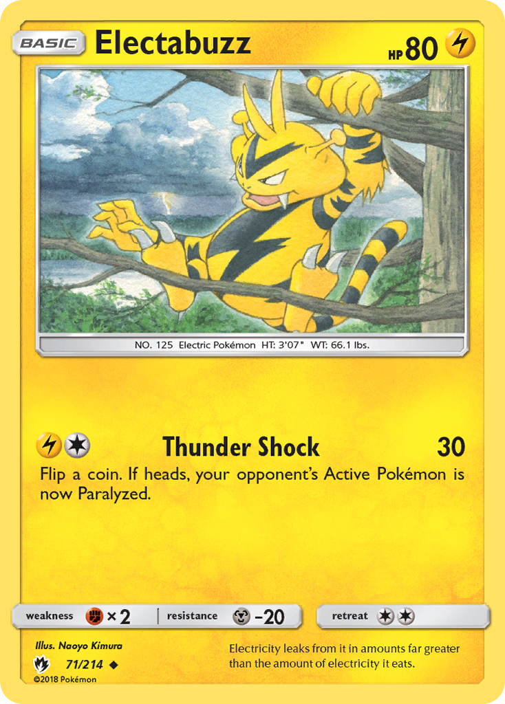 Electabuzz (71/214) [Sun & Moon: Lost Thunder] | L.A. Mood Comics and Games