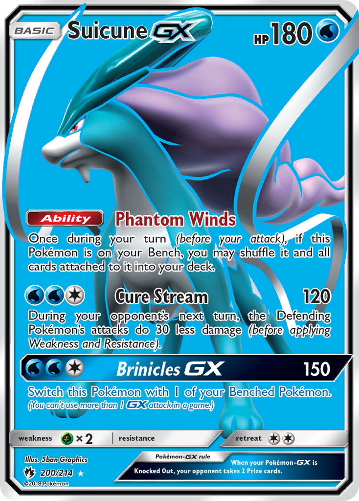 Suicune GX (200/214) [Sun & Moon: Lost Thunder] | L.A. Mood Comics and Games