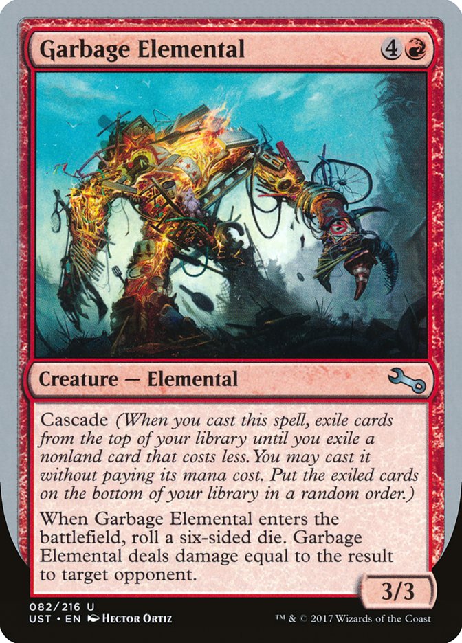 Garbage Elemental (3/3 Creature) [Unstable] | L.A. Mood Comics and Games