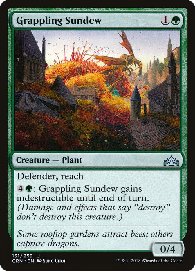 Grappling Sundew [Guilds of Ravnica] | L.A. Mood Comics and Games
