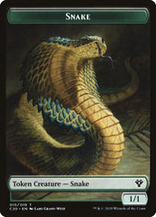 Beast (010) // Snake Double-Sided Token [Commander 2020 Tokens] | L.A. Mood Comics and Games
