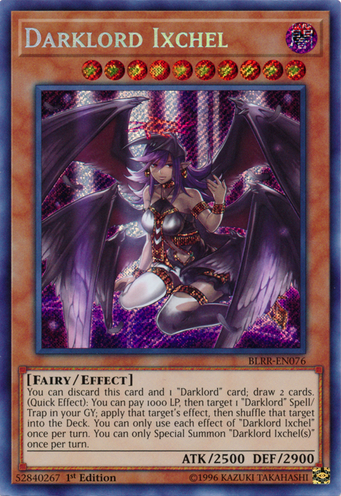 Darklord Ixchel [BLRR-EN076] Secret Rare | L.A. Mood Comics and Games