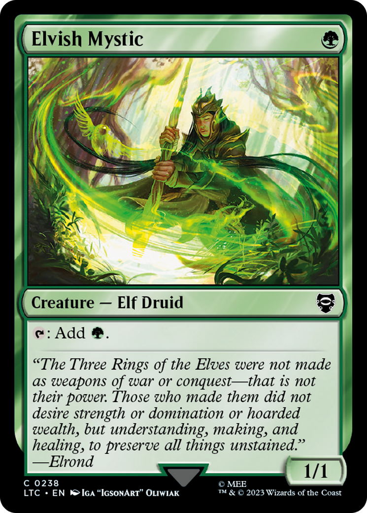 Elvish Mystic [The Lord of the Rings: Tales of Middle-Earth Commander] | L.A. Mood Comics and Games