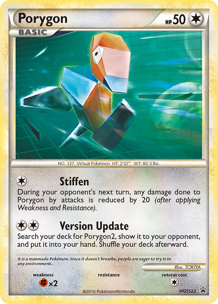 Porygon (HGSS22) [HeartGold & SoulSilver: Black Star Promos] | L.A. Mood Comics and Games