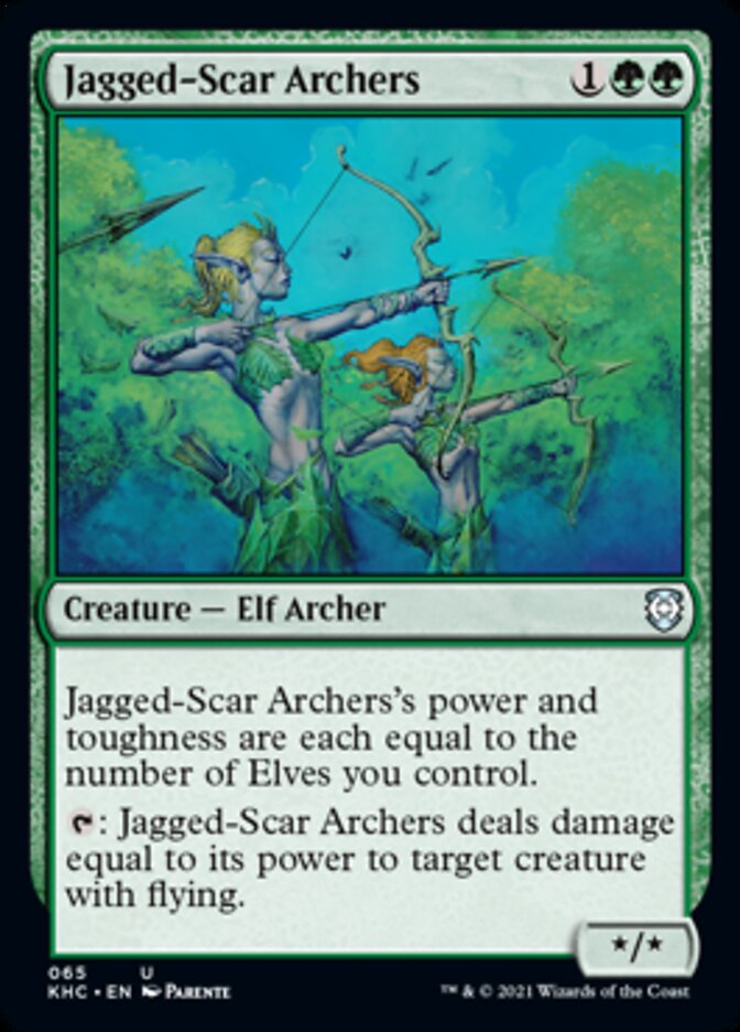 Jagged-Scar Archers [Kaldheim Commander] | L.A. Mood Comics and Games