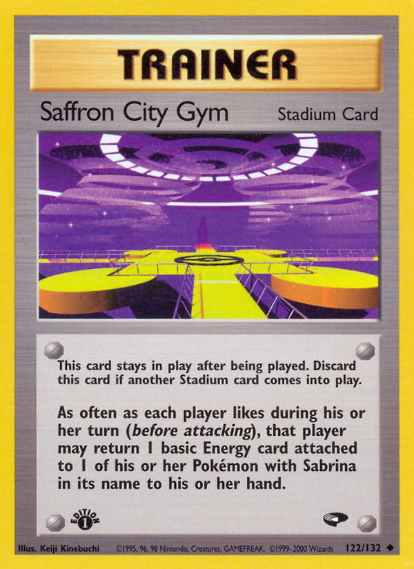 Saffron City Gym (122/132) [Gym Challenge 1st Edition] | L.A. Mood Comics and Games