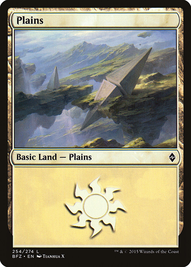 Plains (254) [Battle for Zendikar] | L.A. Mood Comics and Games