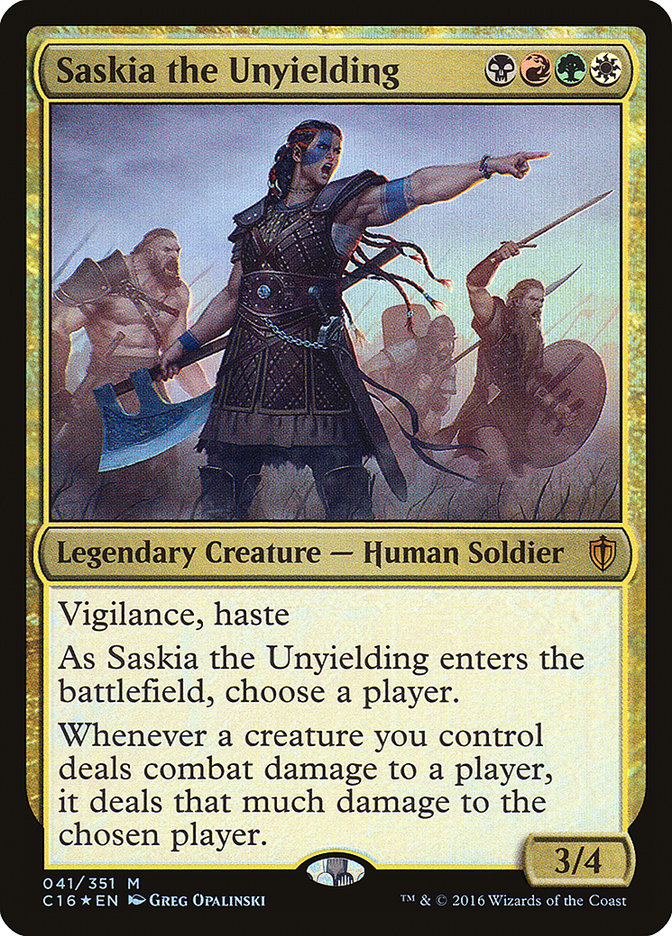 Saskia the Unyielding [Commander 2016] | L.A. Mood Comics and Games