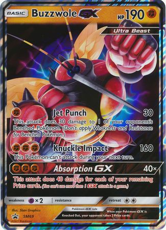 Buzzwole GX (SM69) (Jumbo Card) [Sun & Moon: Black Star Promos] | L.A. Mood Comics and Games