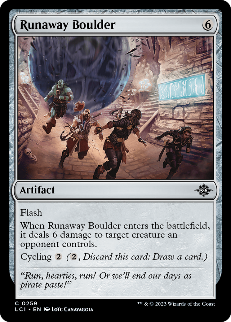 Runaway Boulder [The Lost Caverns of Ixalan] | L.A. Mood Comics and Games