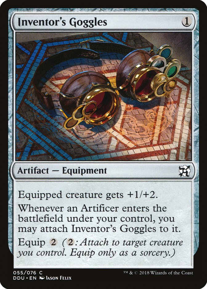 Inventor's Goggles [Duel Decks: Elves vs. Inventors] | L.A. Mood Comics and Games