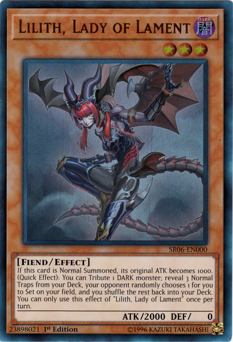 Lilith, Lady of Lament [SR06-EN000] Ultra Rare | L.A. Mood Comics and Games