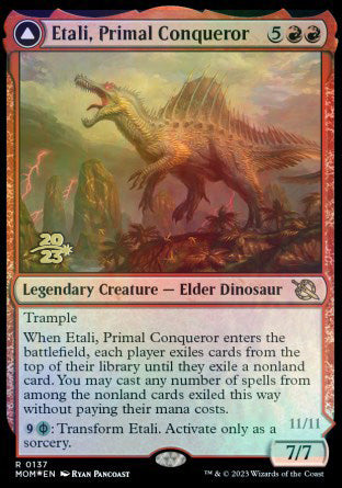 Etali, Primal Conqueror // Etali, Primal Sickness [March of the Machine Prerelease Promos] | L.A. Mood Comics and Games