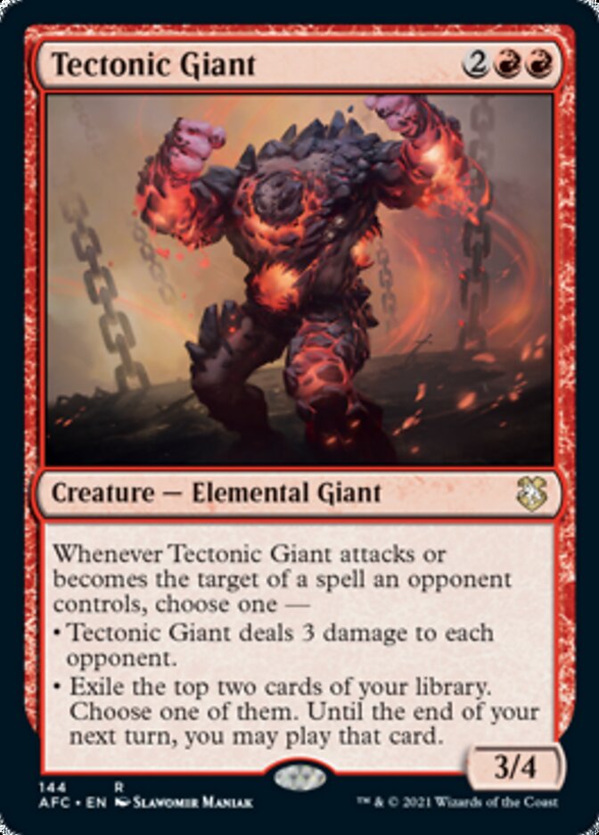 Tectonic Giant [Dungeons & Dragons: Adventures in the Forgotten Realms Commander] | L.A. Mood Comics and Games