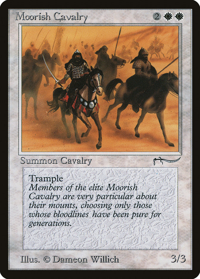 Moorish Cavalry (Dark Mana Cost) [Arabian Nights] | L.A. Mood Comics and Games