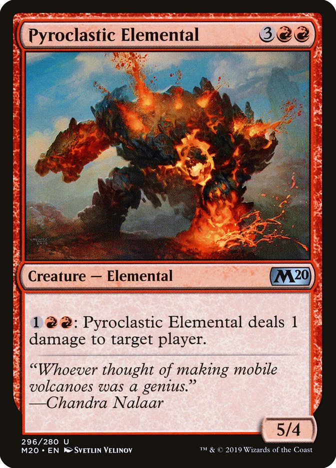 Pyroclastic Elemental [Core Set 2020] | L.A. Mood Comics and Games