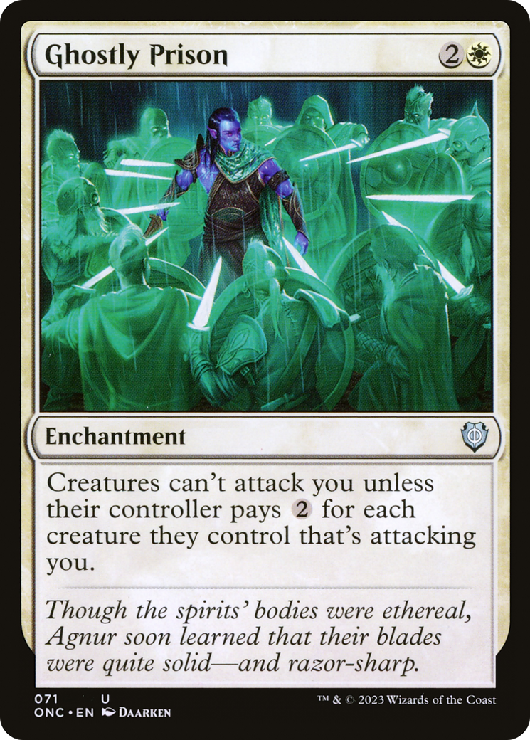 Ghostly Prison [Phyrexia: All Will Be One Commander] | L.A. Mood Comics and Games