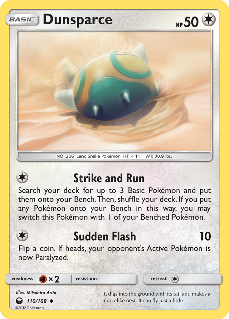 Dunsparce (110/168) [Sun & Moon: Celestial Storm] | L.A. Mood Comics and Games