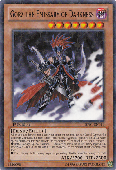 Gorz the Emissary of Darkness [BP01-EN014] Starfoil Rare | L.A. Mood Comics and Games