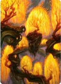 Grove of the Burnwillows Art Card [Zendikar Rising Art Series] | L.A. Mood Comics and Games