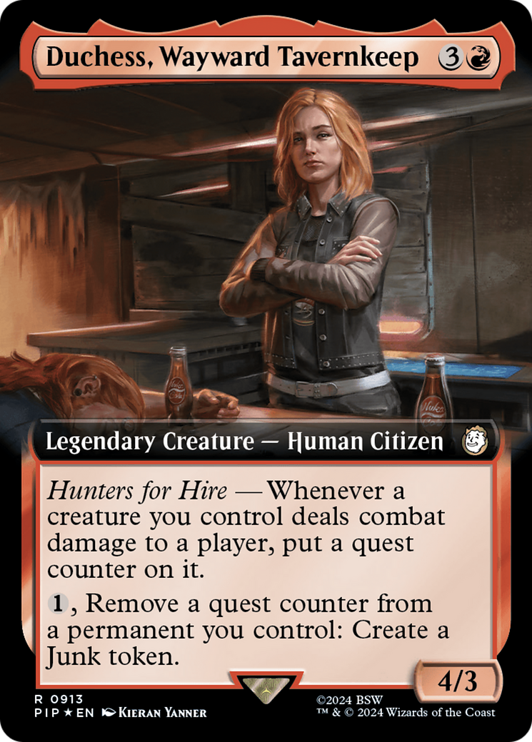 Duchess, Wayward Tavernkeep (Extended Art) (Surge Foil) [Fallout] | L.A. Mood Comics and Games