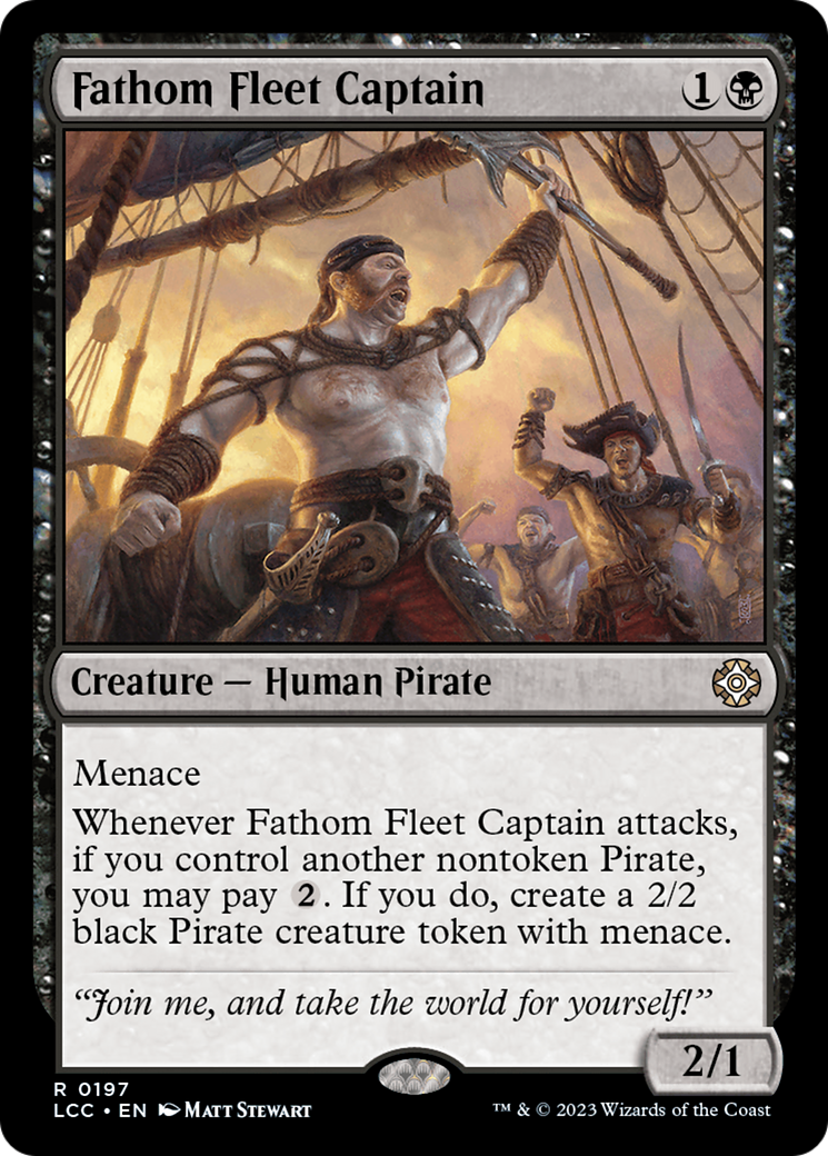 Fathom Fleet Captain [The Lost Caverns of Ixalan Commander] | L.A. Mood Comics and Games