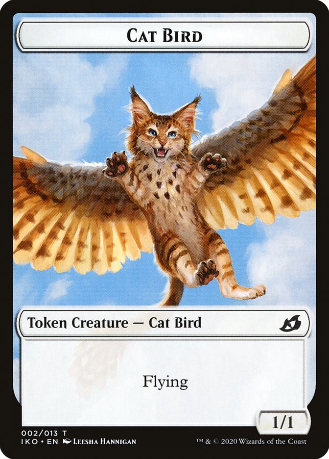 Cat Bird Token [Ikoria: Lair of Behemoths Tokens] | L.A. Mood Comics and Games