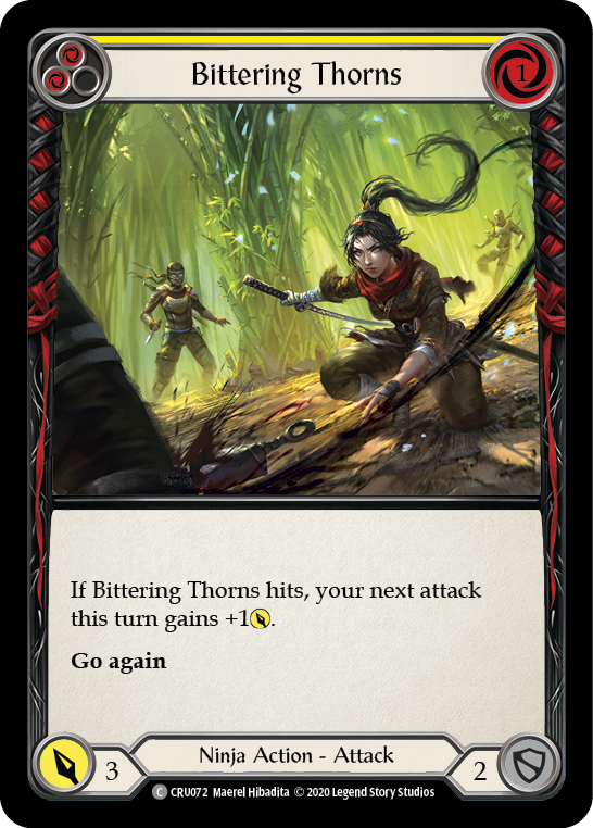 Bittering Thorns [CRU072] (Crucible of War)  1st Edition Rainbow Foil | L.A. Mood Comics and Games