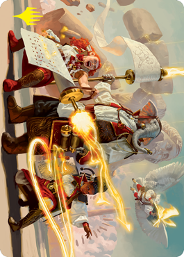 Lorehold Command Art Card (Gold-Stamped Signature) [Strixhaven: School of Mages Art Series] | L.A. Mood Comics and Games