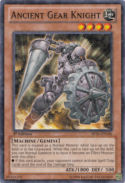 Ancient Gear Knight [BP01-EN146] Starfoil Rare | L.A. Mood Comics and Games